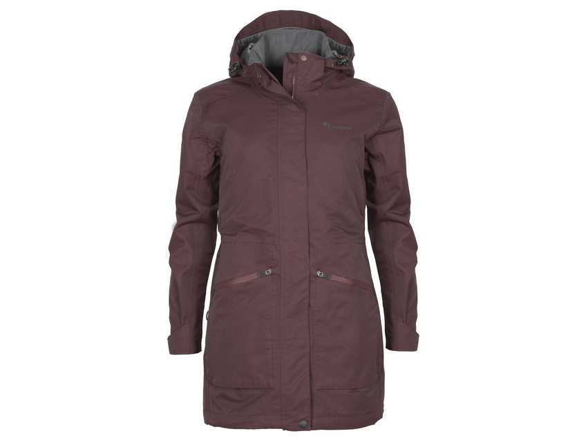 Pinewood Wilda Parka Dames Jas Earth Plum (815) - ActieveHonden.com