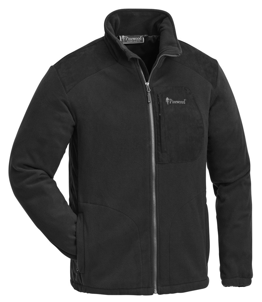 snelweg Luchtvaartmaatschappijen Kwalificatie Pinewood Wildmark Membraan Fleece Jas/Vest Heren Zwart (425) (waterdicht) -  ActieveHonden.com